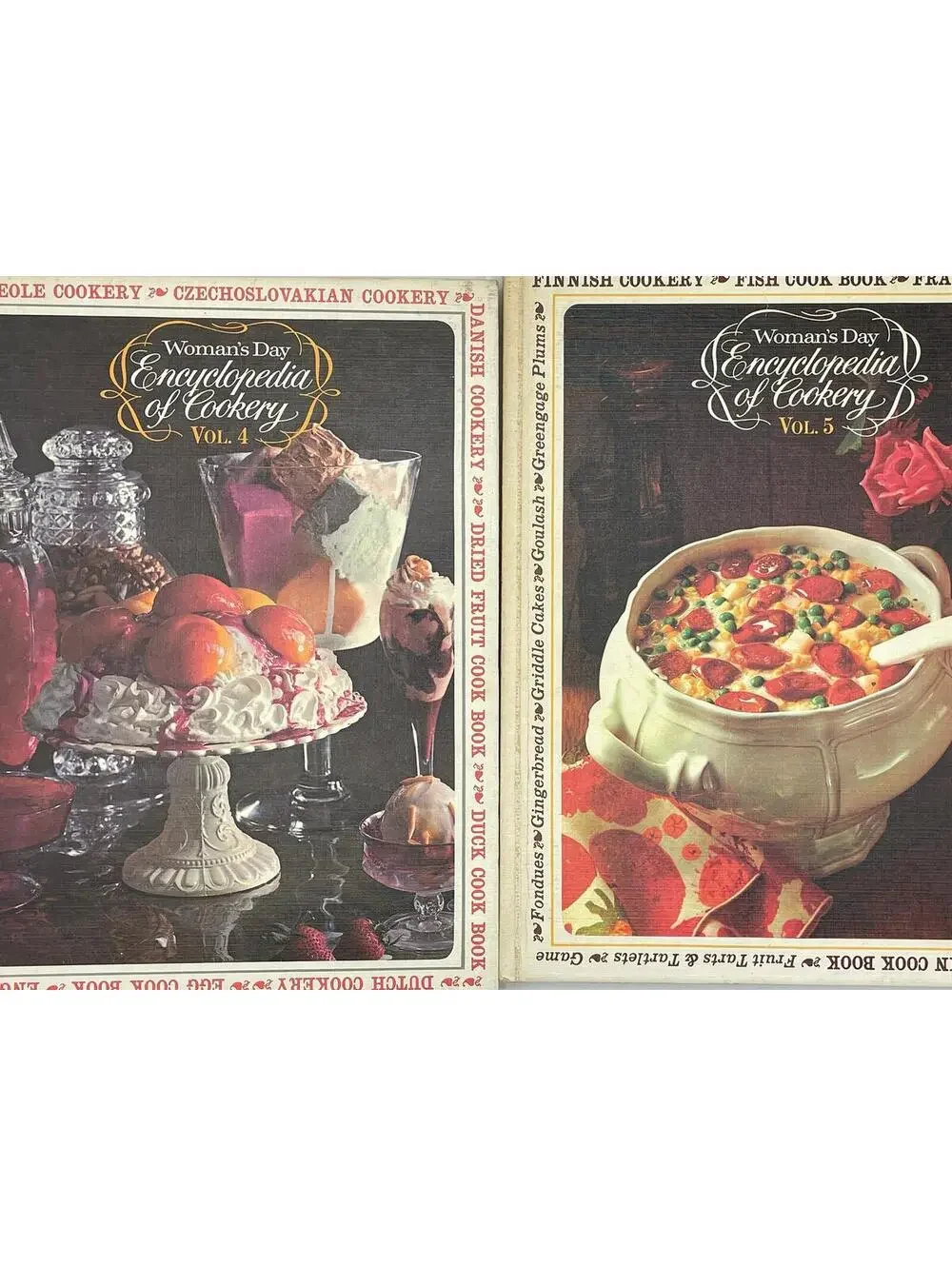 Vintage 1960s Women's Day Cookbook Set: Volumes 4 & 5